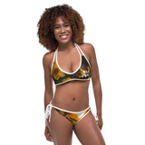 Sunflower V-kini Two Piece Reversible Vegan Bikini