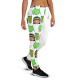 Smoothie Booty Cutie Women's Vegan Joggers / Kale Girl-White