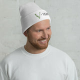 V-thang Cuffed Beanie / Black Font