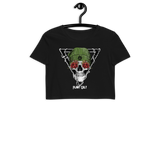 Plant Cult Rose Skull Women's Vegan Organic Crop