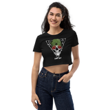 Plant Cult Rose Skull Women's Vegan Organic Crop