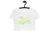 Esa Vibra Vegana Women's Organic Crop Top