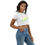 Esa Vibra Vegana Women's Organic Crop Top