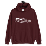 Compassionate Traveler Soft Vegan Hoodie / Male Backpacker