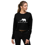 Gentle Giant Vegan Crop Sweatshirt / White