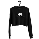 Gentle Giant Vegan Crop Sweatshirt / White