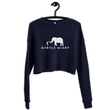 Gentle Giant Vegan Crop Sweatshirt / White