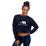 Gentle Giant Vegan Crop Sweatshirt / White