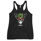 Plant Cult Rose Skull Women's Racerback Tank Top