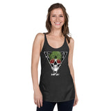 Plant Cult Rose Skull Women's Racerback Tank Top