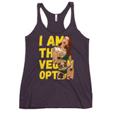 The Vegan Option Women's Racerback Tank Top