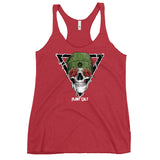 Plant Cult Rose Skull Women's Racerback Tank Top