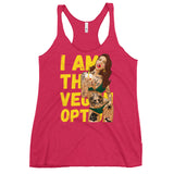 The Vegan Option Women's Racerback Tank Top