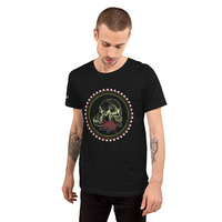 Origins Double Rose Skulls Unisex Short Sleeve Vegan Tee