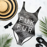 FUK FUR One-Piece Animal Rights Swimsuit