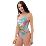 Ethi-Cali Floral V One-Piece Swimsuit