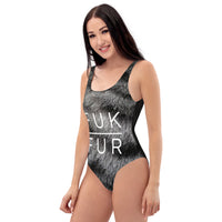 FUK FUR One-Piece Animal Rights Swimsuit