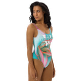 Ethi-Cali Floral V One-Piece Swimsuit