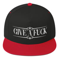 GIVE A FUCK Flat Billed Snapback