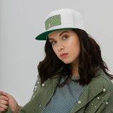 COMPASSION Flat Bill Snapback / White