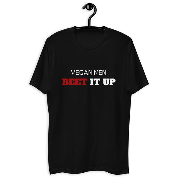Beet It Up Men's Crew Neck Fitted Vegan Tee