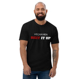 Beet It Up Men's Crew Neck Fitted Vegan Tee