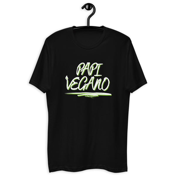 Papi Vegano Men's Crew Neck Fitted Tee