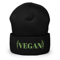 VEGAN Cuffed Beanie