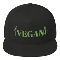 VEGAN Flat Bill Snapback