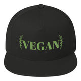 VEGAN Flat Bill Snapback