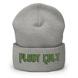 PLANT CULT Cuffed Beanie / Black Shadow