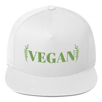 VEGAN Flat Bill Snapback