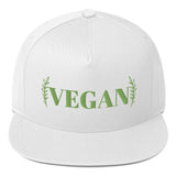 VEGAN Flat Bill Snapback