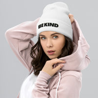 BE KIND Cuffed Beanie / Black Font