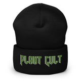 PLANT CULT Cuffed Beanie / White Shadow