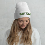 PLANT CULT Cuffed Beanie / Black Shadow