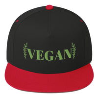 VEGAN Flat Bill Snapback