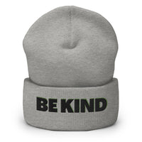 BE KIND Cuffed Beanie / Black Font