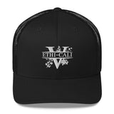 Ethi-Cali all black vegan trucker hat