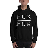 FUK FUR Unisex Animal Rights Hoodie