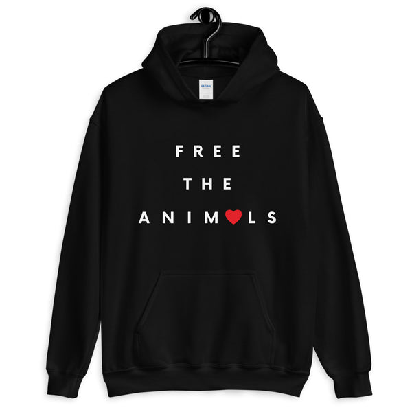 Free the Animals Unisex Animal Rights Hoodie