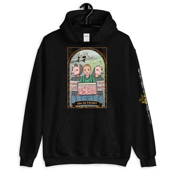 The Activist Tarot Ethi-Cali Unisex Animal Rights Hoodie