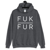 FUK FUR Unisex Animal Rights Hoodie