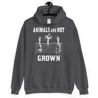 Animals Are Not Grown Unisex Animal Rights Hoodie