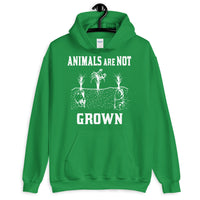 Animals Are Not Grown Unisex Animal Rights Hoodie