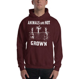 Animals Are Not Grown Unisex Animal Rights Hoodie