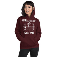 Animals Are Not Grown Unisex Animal Rights Hoodie