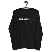 Empathy Unisex Vegan Long Sleeve