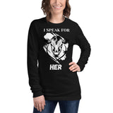 HER Unisex Animal Rights Long Sleeve