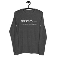 Empathy Unisex Vegan Long Sleeve